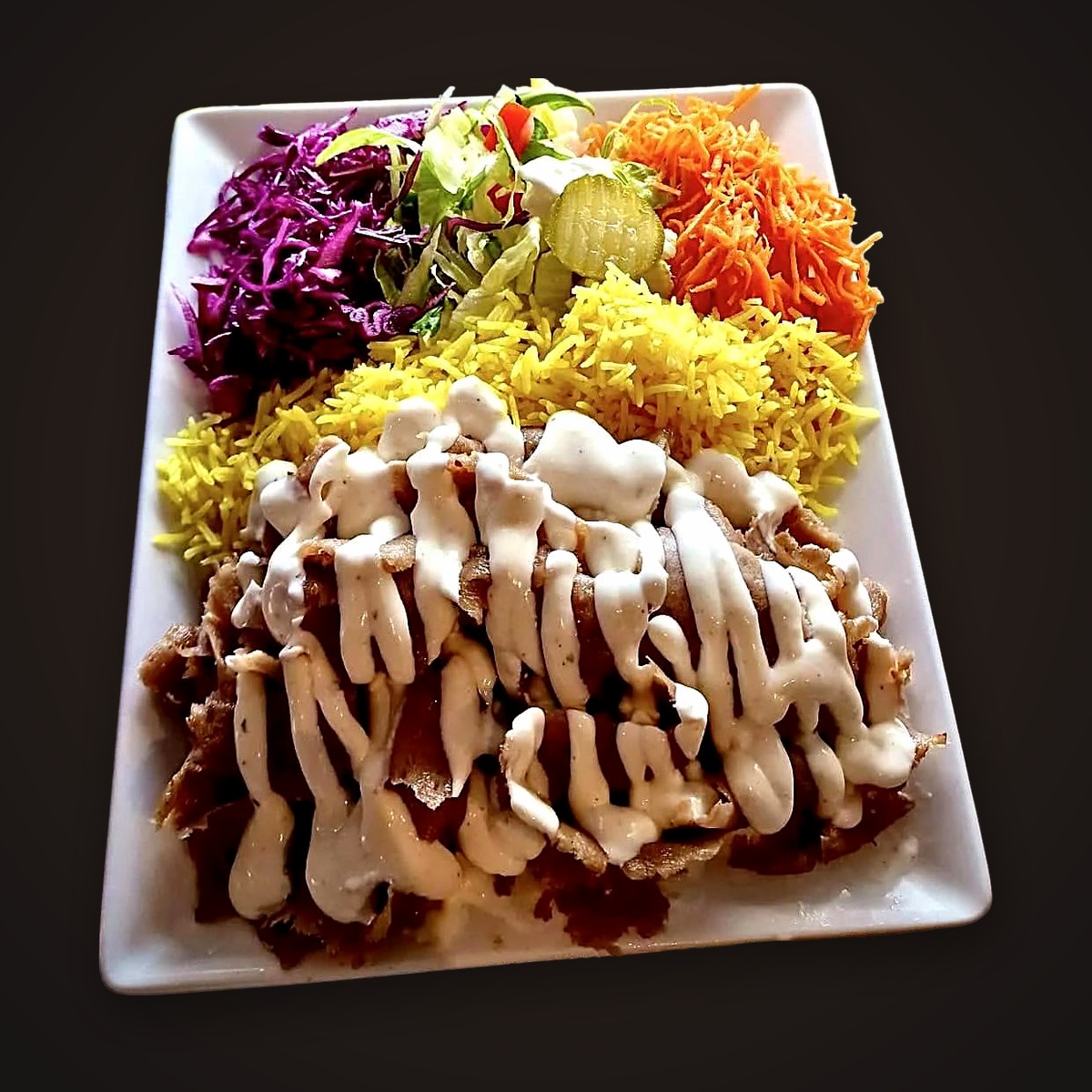 Talerz Kebab z ryżem